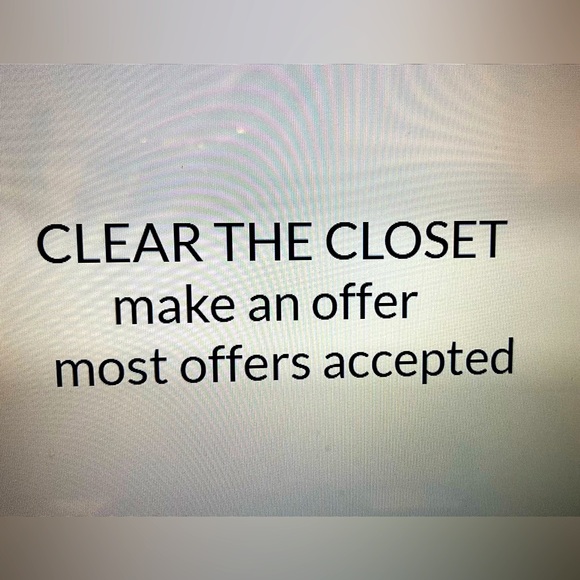 Clear the closet !  Make an offer- most will accepted .multiples ship in 1 box - Picture 1 of 1